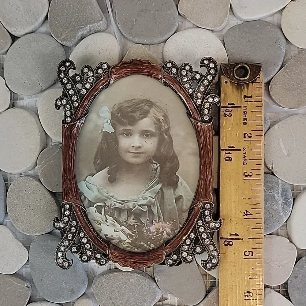 Unbranded crystal embellished portrait frame